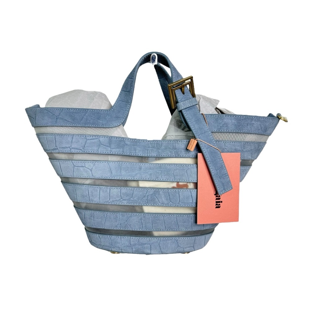 Cult Gaia May Laszlo Mini Crossbody Bag Maya Blue - Picture 6 of 13